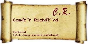 Czmór Richárd névjegykártya