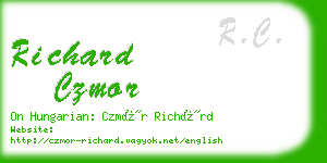 richard czmor business card